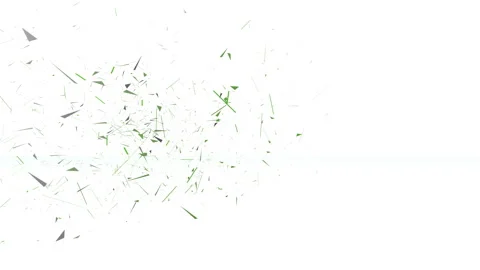 Green financial background made of 3d poligons. Polygons rotate and are Stock Footage 93578697