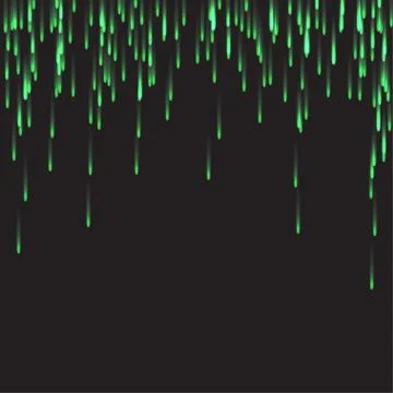Green firework elements, good for festival and celebration, vector illustration Stock Illustration