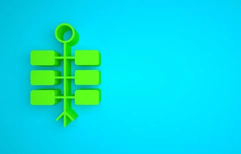 Green Firework icon isolated on blue background. Concept of fun party. Explosive Stock Illustration