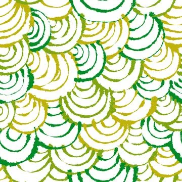 Green Fishscale Inky Pattern on Blotting Paper Stock Illustration