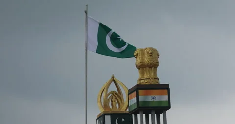 Green Flag with Star Stock Footage 288118634