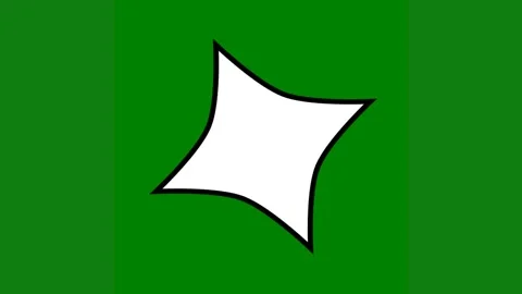 Green flag white star background green screen animated chromakey background 스톡 동영상 314065006