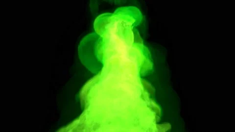 Green  flame of energy Stock Footage 148948279