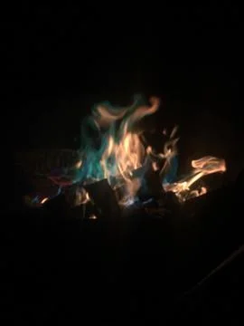 Green Flame Stock Photos