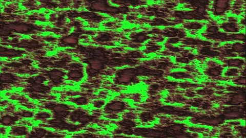 Green flames flicker and spread video Stock Footage 338299619