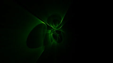 Green Flare with Black Background  Stock Footage 1193447