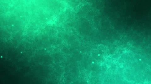 Green flash galaxy background animation with flying particles Stock Footage 301681929