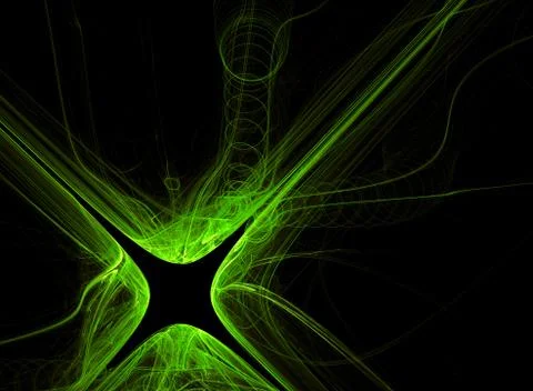 Green flash Stock Illustration