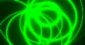 Green flashing rings on black background HD Footage