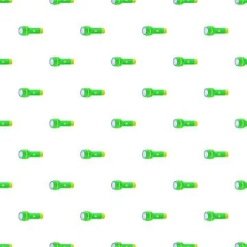 Green flashlights creating a seamless lighting pattern Stock Illustration