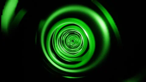Green Floating Circles Background VJ Loop in 4K Stock Footage 314177454
