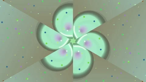 Green Floral Pattern Animation Background. Stock-Footage 329484467