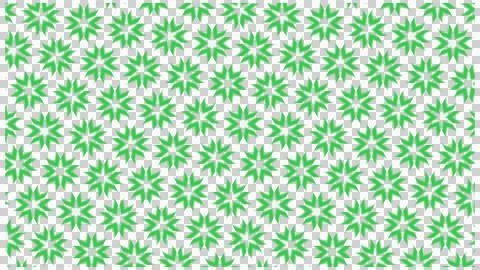 Green Floral Seamless Pattern on Light Background Stock Illustration