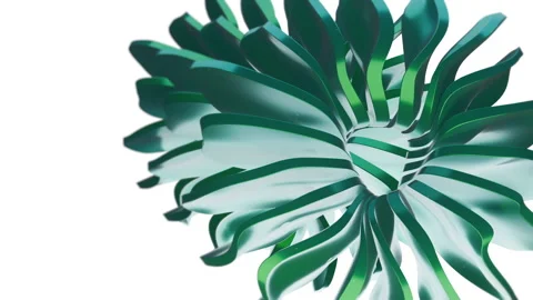 Green Flower Abstract Background Video stock 293941219