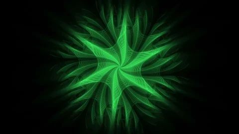 Green Flower Video stock 89594059