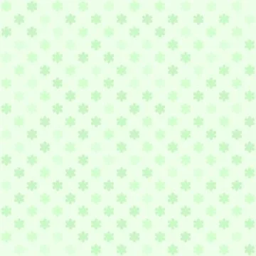 Green flower pattern. Seamless vector Stock Illustration