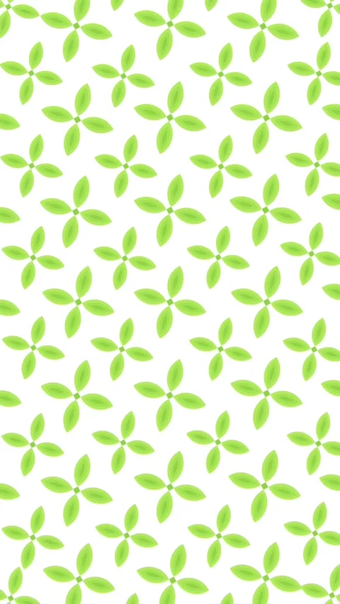 Green flower screen Stock Footage 301374680