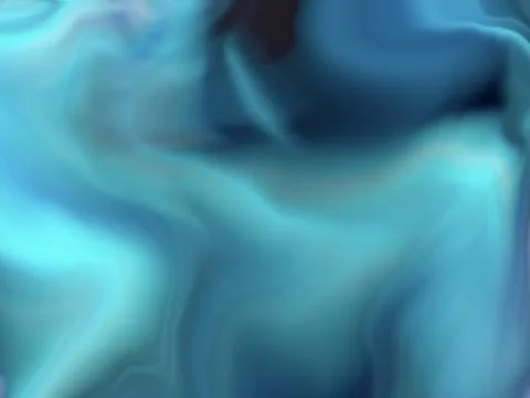 Green flowing liquid waves abstract motion blurred background. Stock Illustration