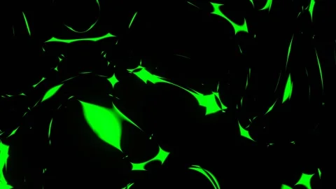 Green Flowing Strange Changing Abstract Background VJ Loop in 4K Stock Footage 308534131