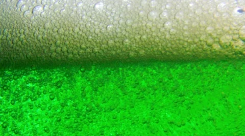 Green fluid, macro Stock Footage 45105411