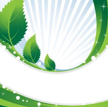 Green foliage Stock Illustration