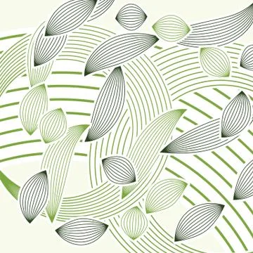 Green foliage vector Stock Illustration