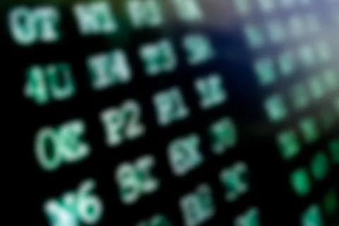 Green font of digital code on screen Stock Photos