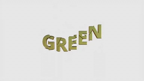 GREEN Stock Footage 307981475
