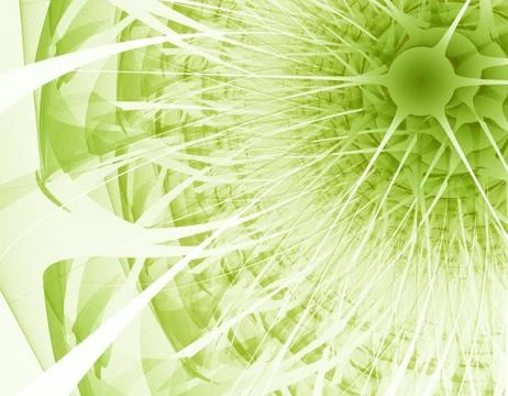 Green fractal Stock Illustration