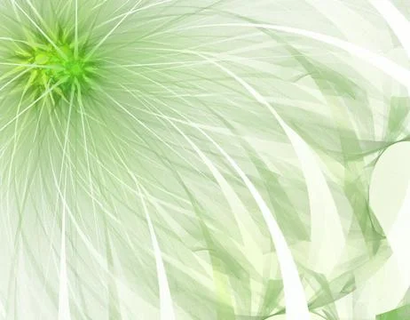 Green fractal Stock Illustration