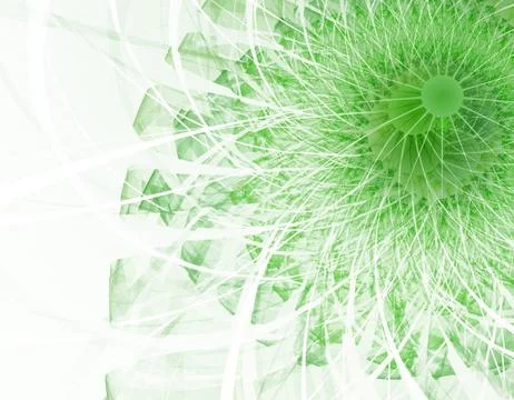 Green fractal Stock Illustration