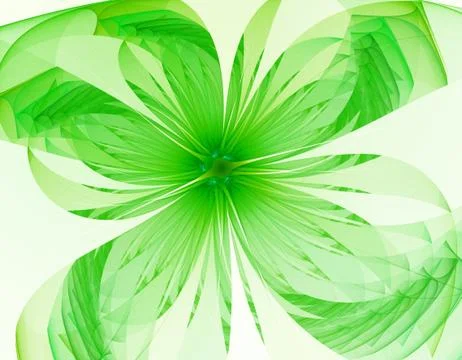 Green fractal Stock Illustration