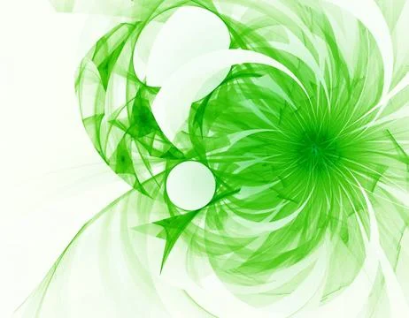 Green fractal Stock Illustration