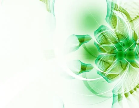 Green fractal Stock Illustration
