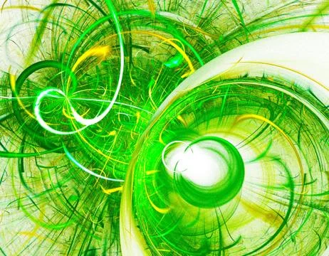 Green fractal Stock Illustration