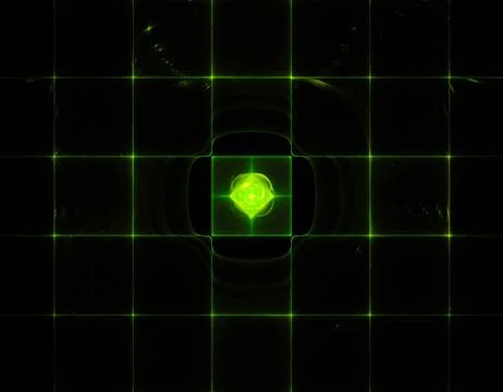 Green fractal Stock Illustration