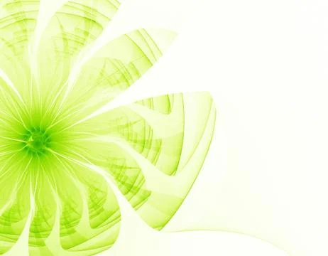 Green fractal Stock Illustration