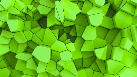 Green fractured surface Stock Footage 94598498