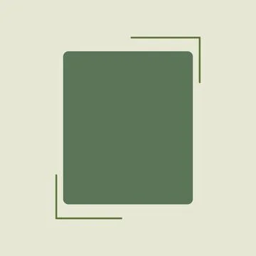 Green frame background vector design Stock Illustration