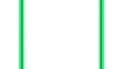 Green Frame Design with White Background Stock Footage 284390803