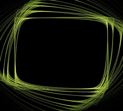 Green frame of rectangle shape Stock Illustration