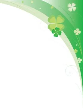 Green framework with leaves Illustrazione stock
