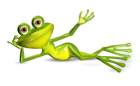 Green frog イラスト素材