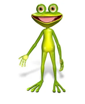 Green frog Stock Illustration
