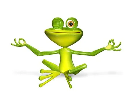 Green frog Stock Illustration