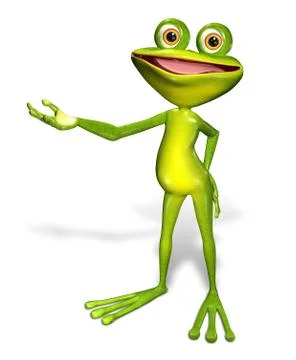 Green frog Stock Illustration