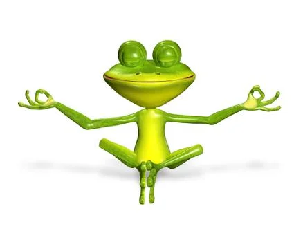 Green frog Stock Illustration
