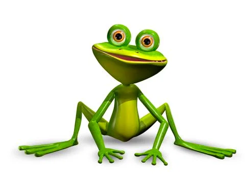 Green Frog Stock Illustration
