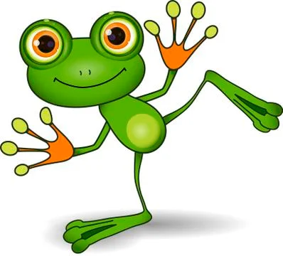 Green Frog Stock Illustration