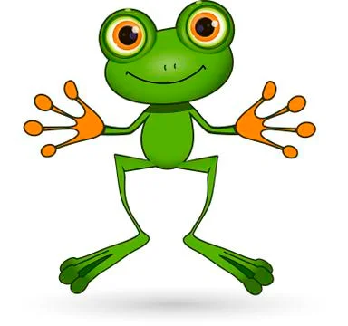 Green Frog Stock Illustration